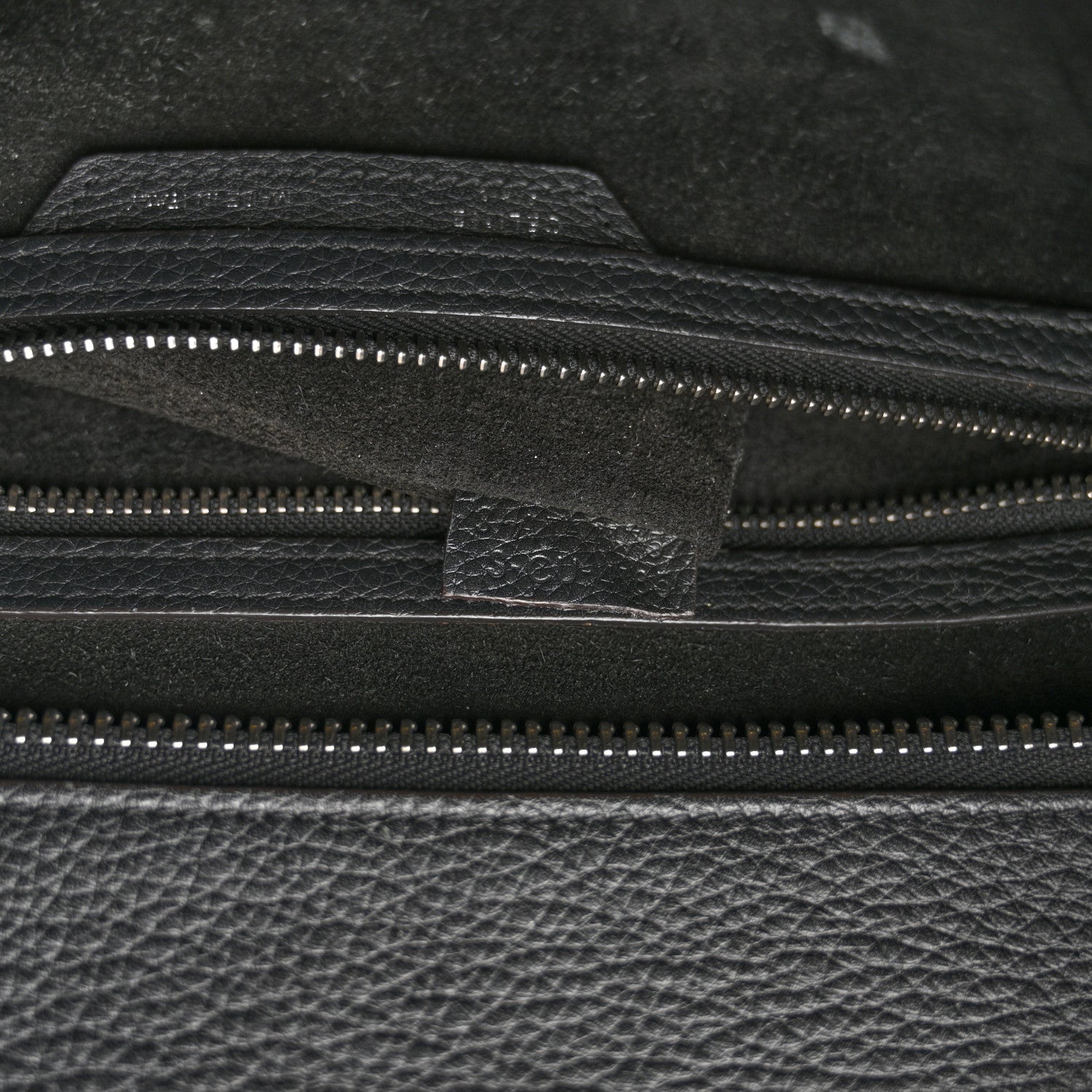 Celine Drummed Calfskin Mini Luggage Black 7 of 14