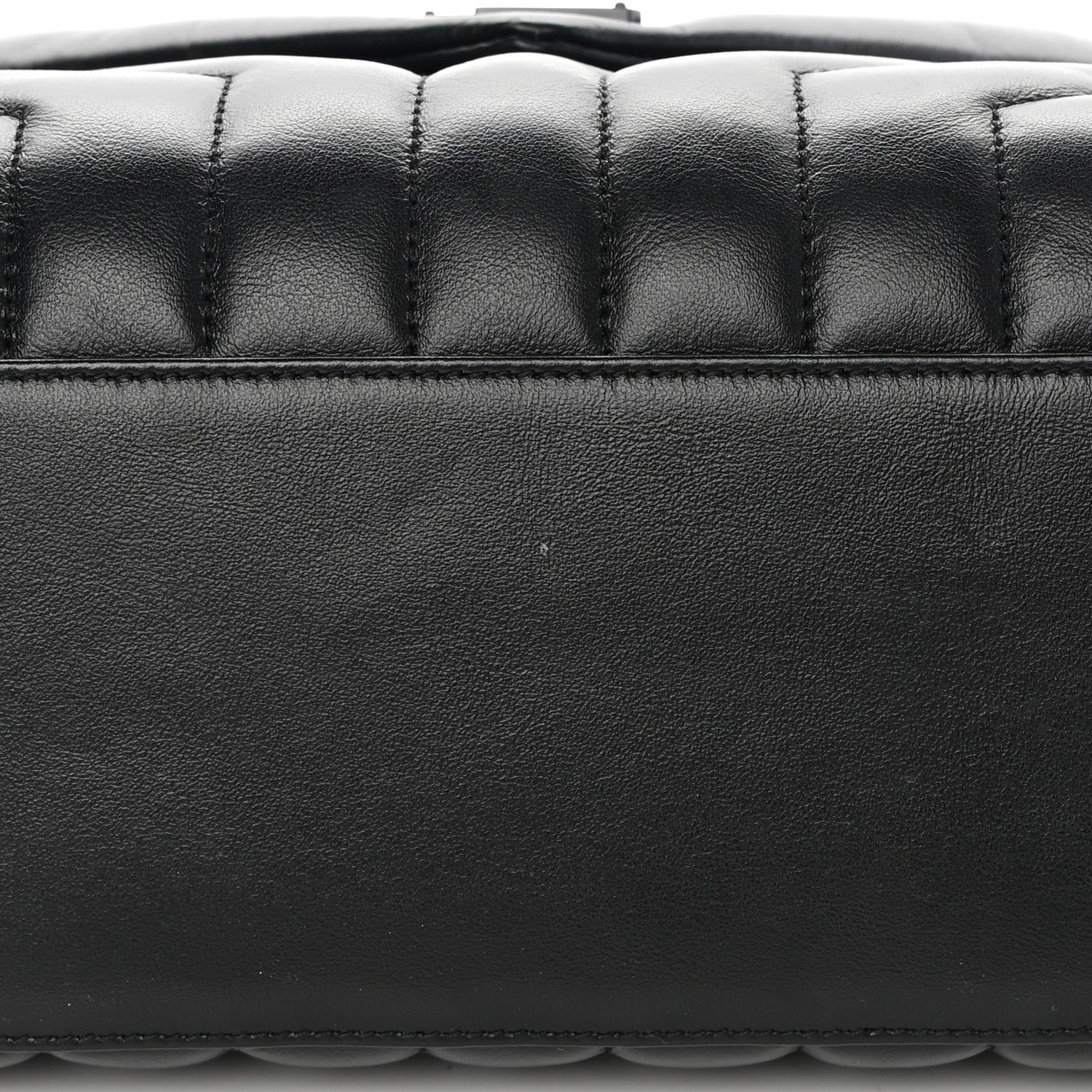 Saint Laurent Calfskin Y Quilted Monogram Monochrome Medium Loulou Chain Satchel Black 12 of 14