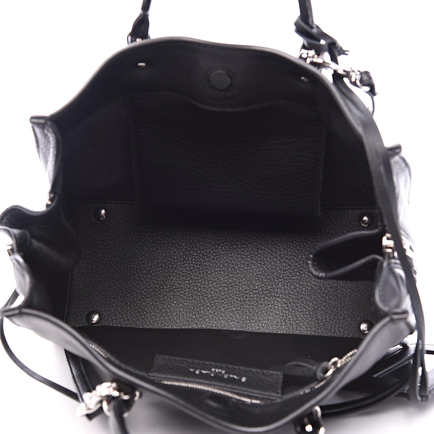 Balenciaga Veau Papier A6 Zip Around Tote Black 5 of 11