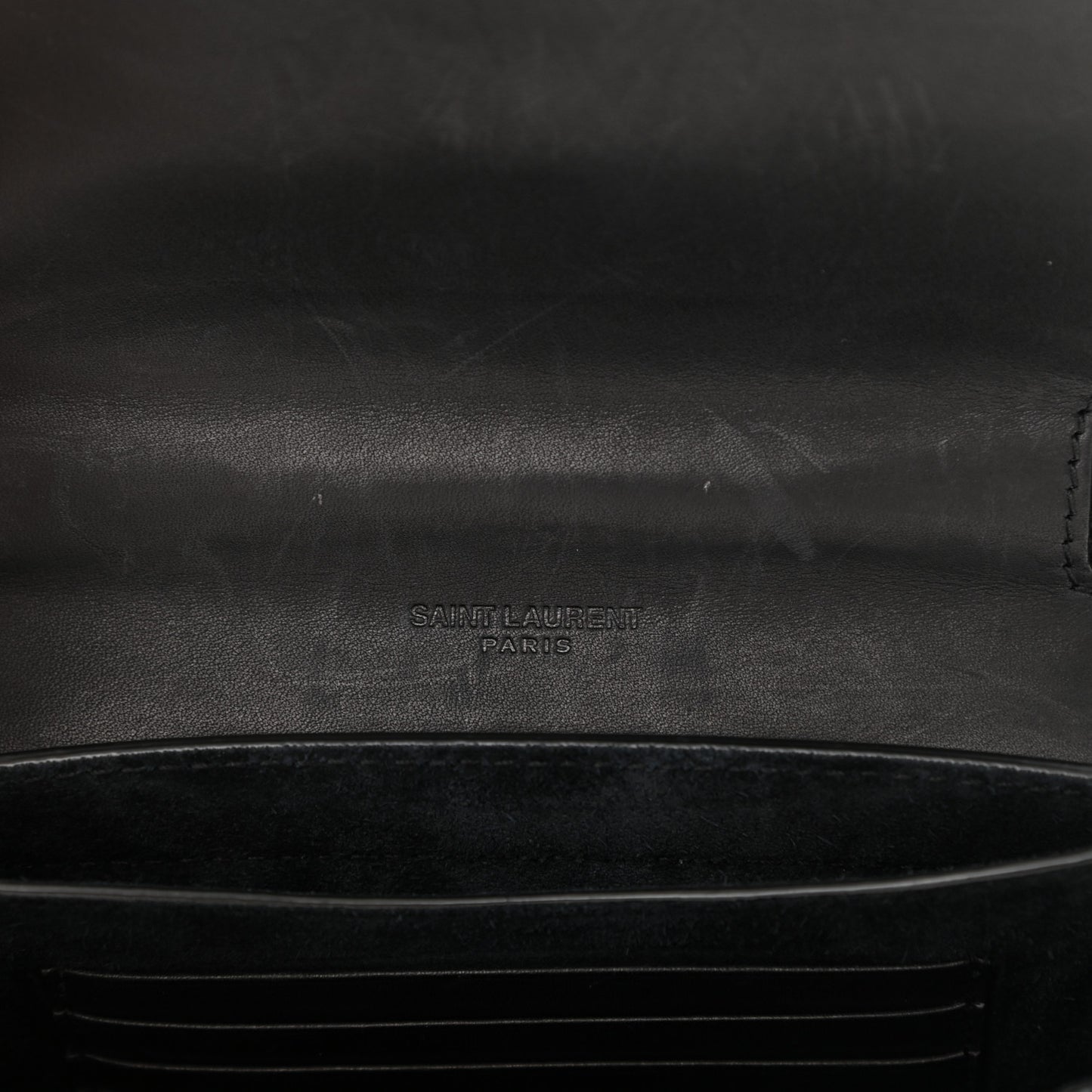 Smooth Calfskin Mini Classic Monogram Kaia Satchel Black