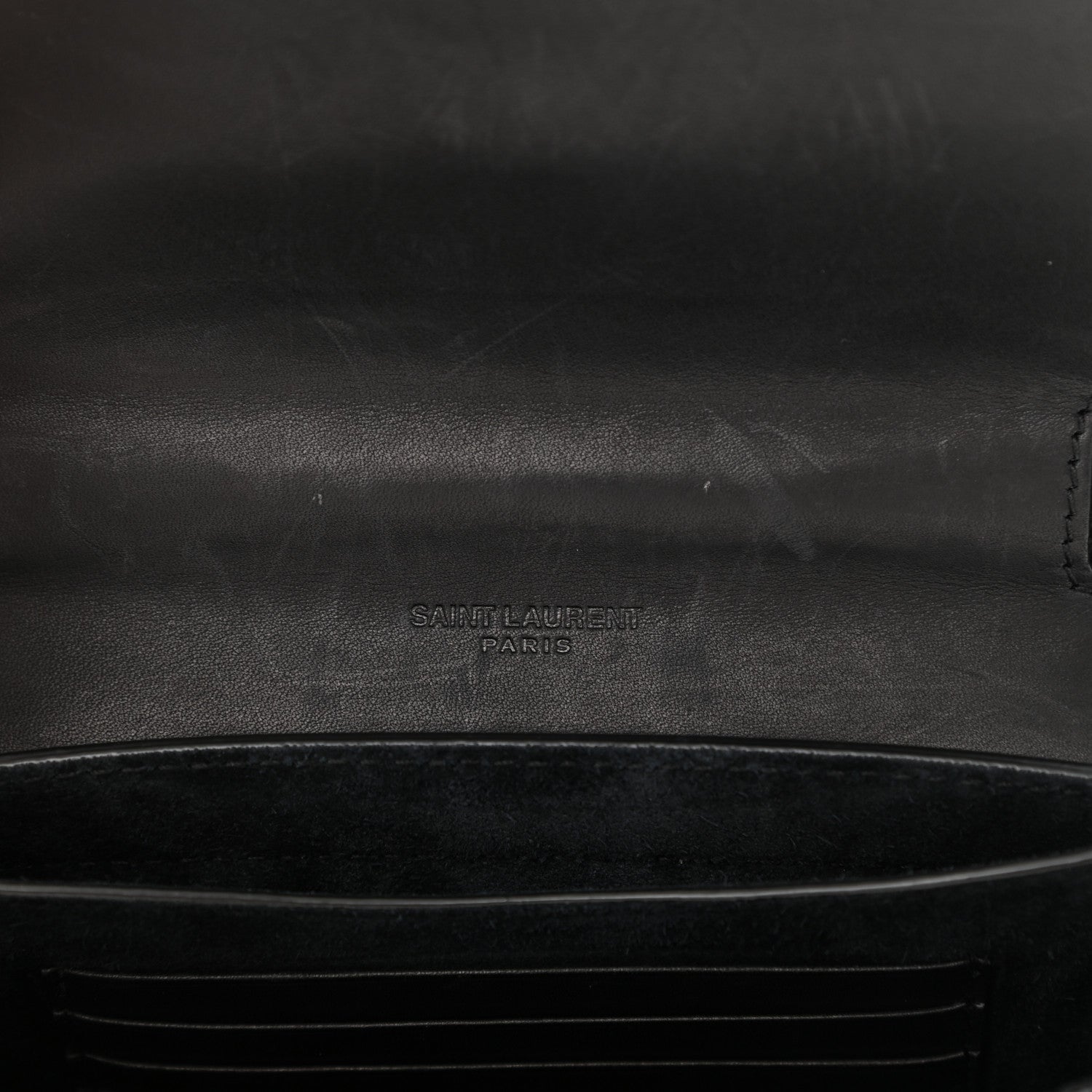 Saint Laurent Smooth Calfskin Mini Classic Monogram Kaia Satchel Black 6 of 16