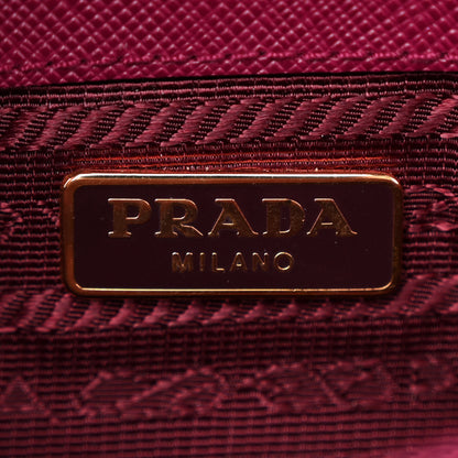 Prada Saffiano Lux Sound Wallet On Chain Ibisco 6 of 15