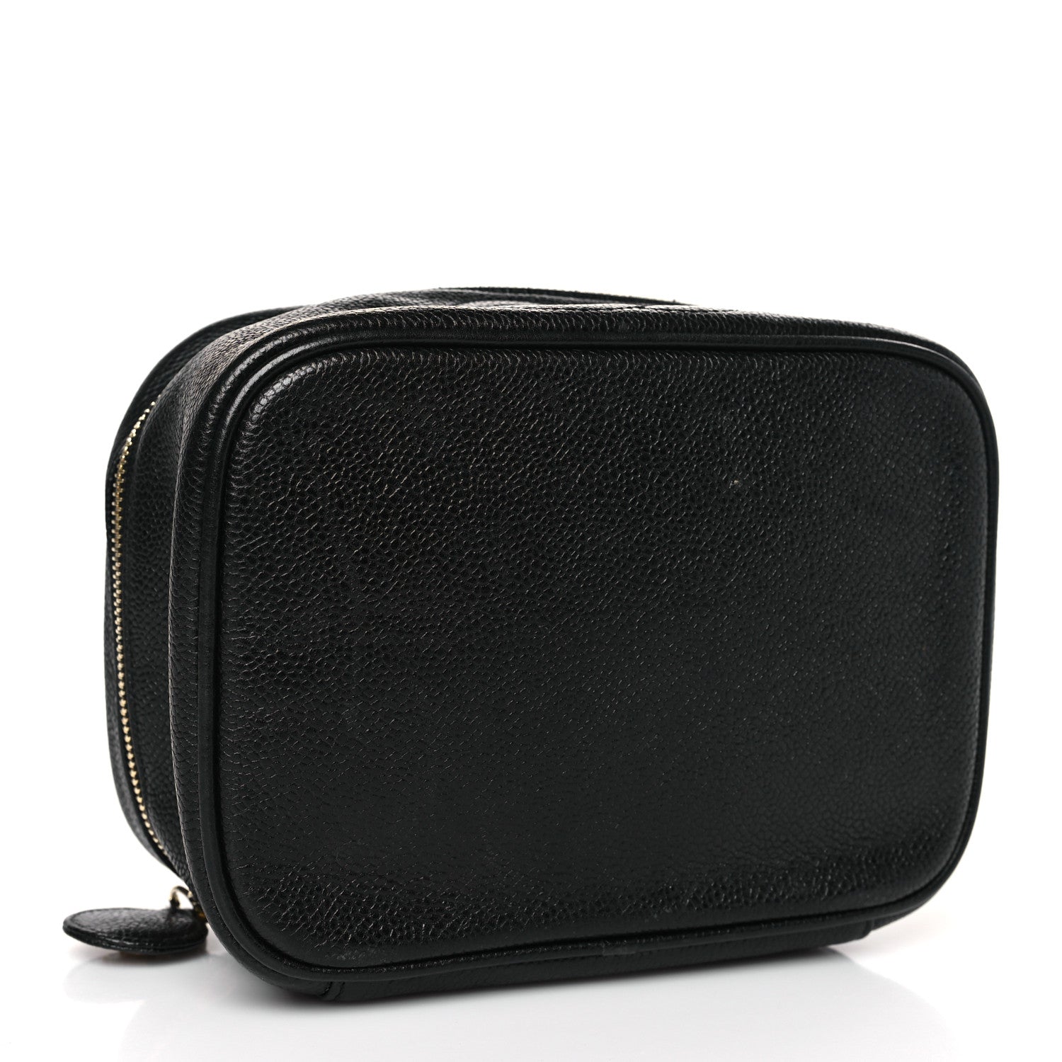 Chanel Caviar Vanity Cosmetic Case Black 4 of 10