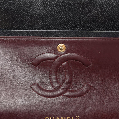 Chanel Caviar Quilted Medium Double Flap Black 18 of 22