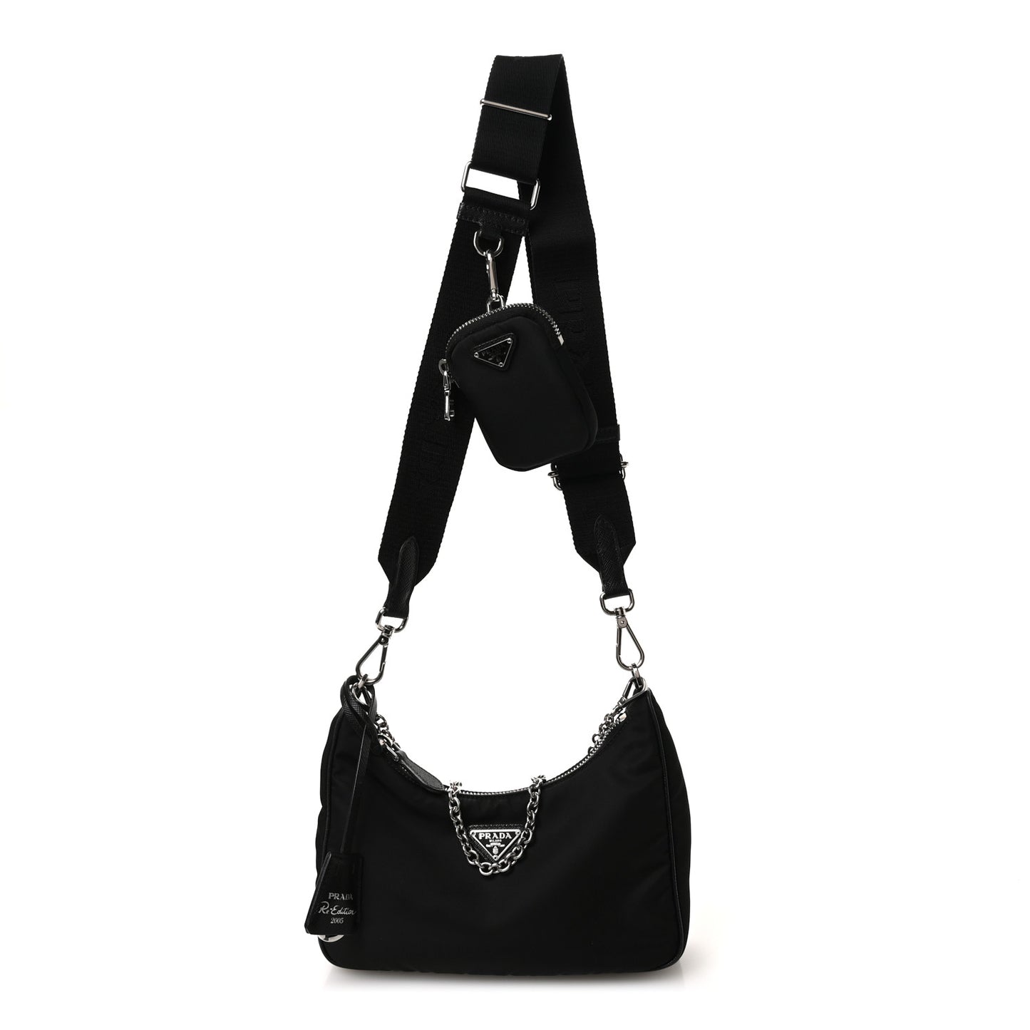 Nylon Re-Edition 2005 Shoulder Bag Black