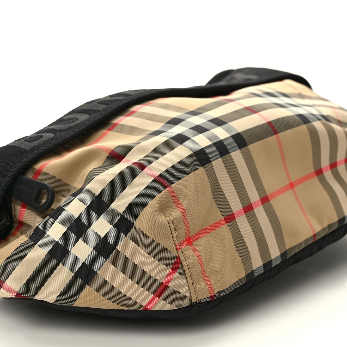 Nylon Vintage Check Sonny Bum Bag Archive Beige Black