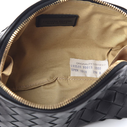 Bottega Veneta Nappa Intrecciato Small Cosmetic Pouch Black 5 of 9