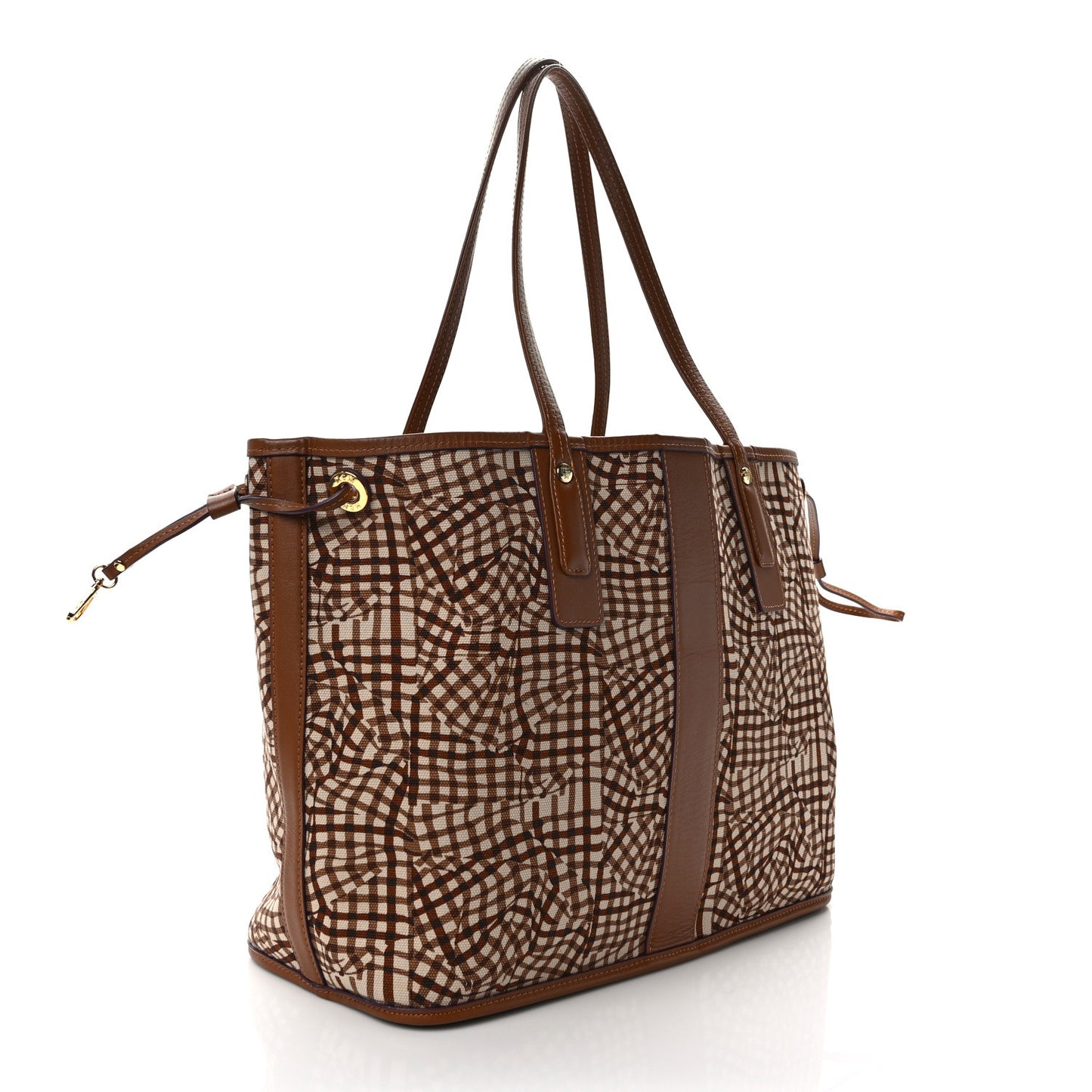 Visetos Medium Liz Reversible Shopper Tote Cognac