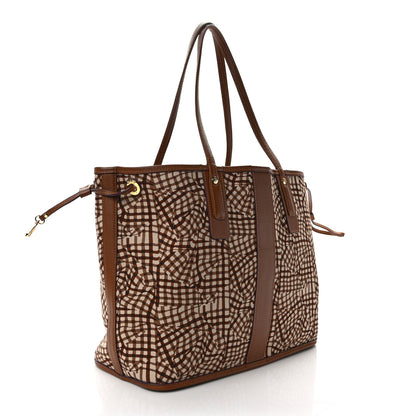 MCM Visetos Medium Liz Reversible Shopper Tote Cognac 6 of 21