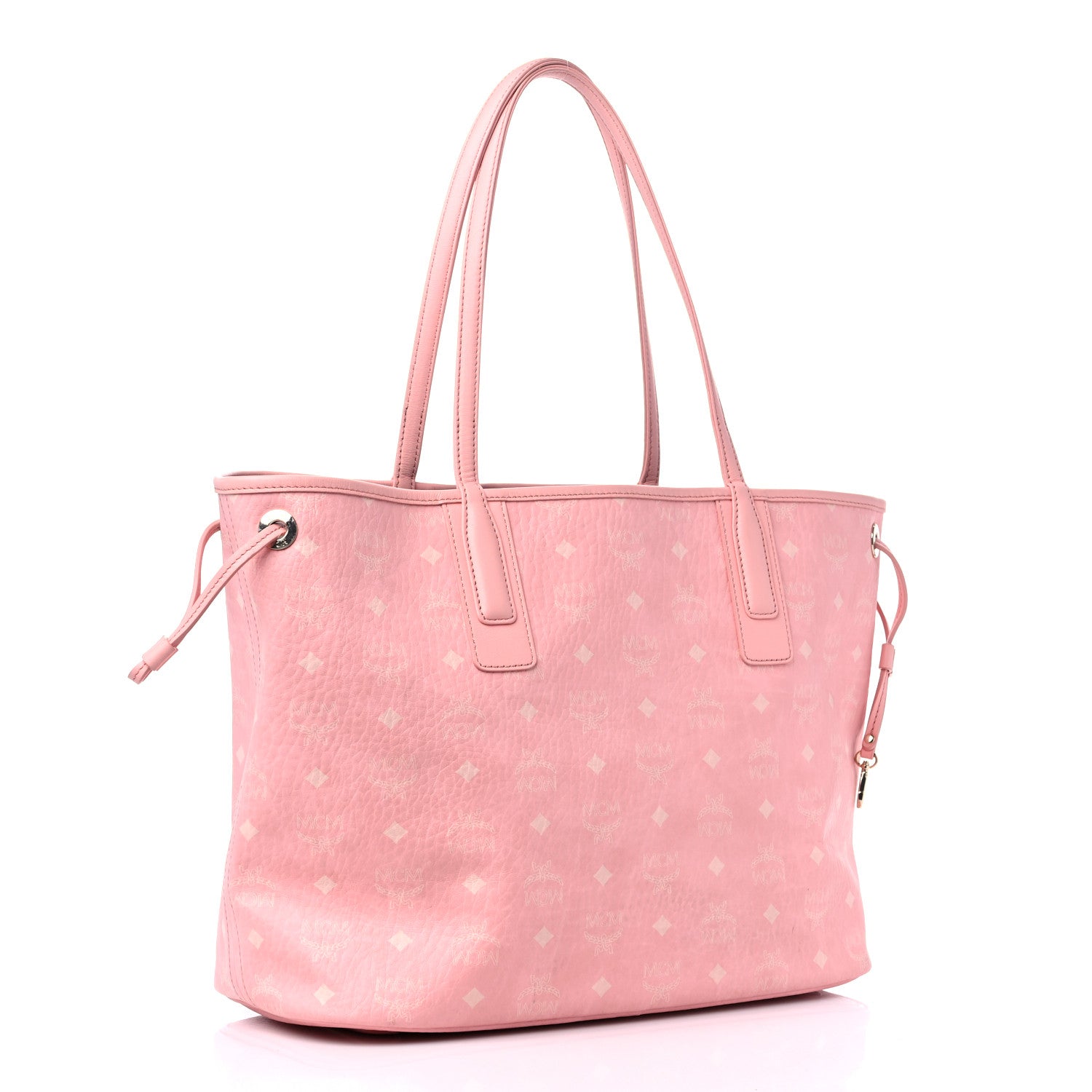 MCM Visetos Medium Liz Reversible Shopper Tote Pink 3 of 13