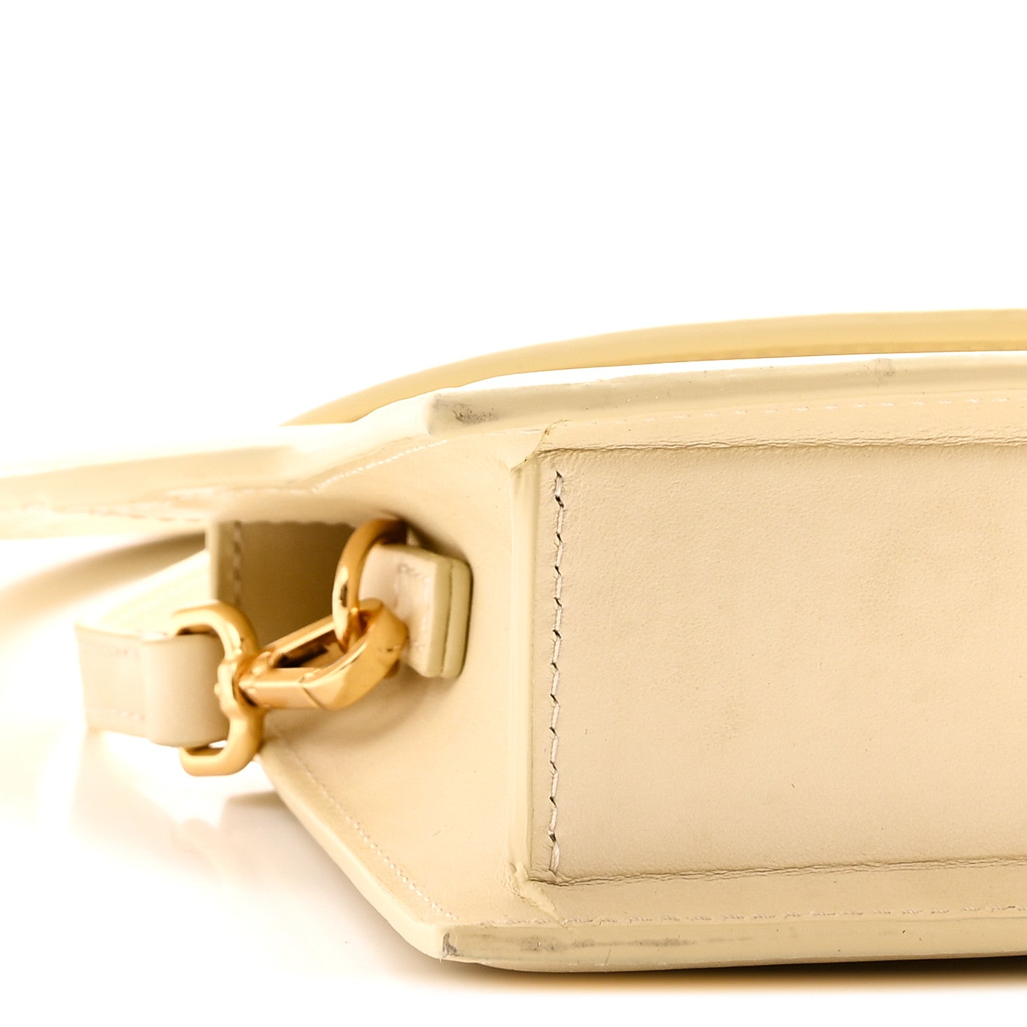 Jacquemus Smooth Calfskin Le Sac Rond Ivory 8 of 9