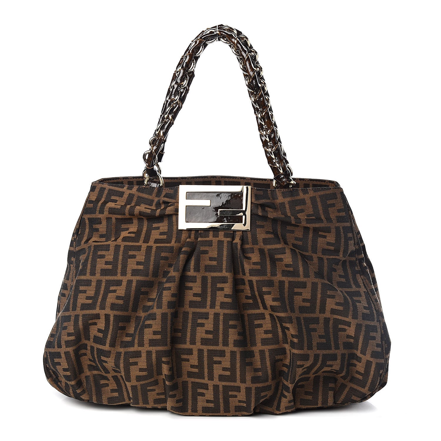 Fendi Zucca Mia Tote Tobacco 1 of 10