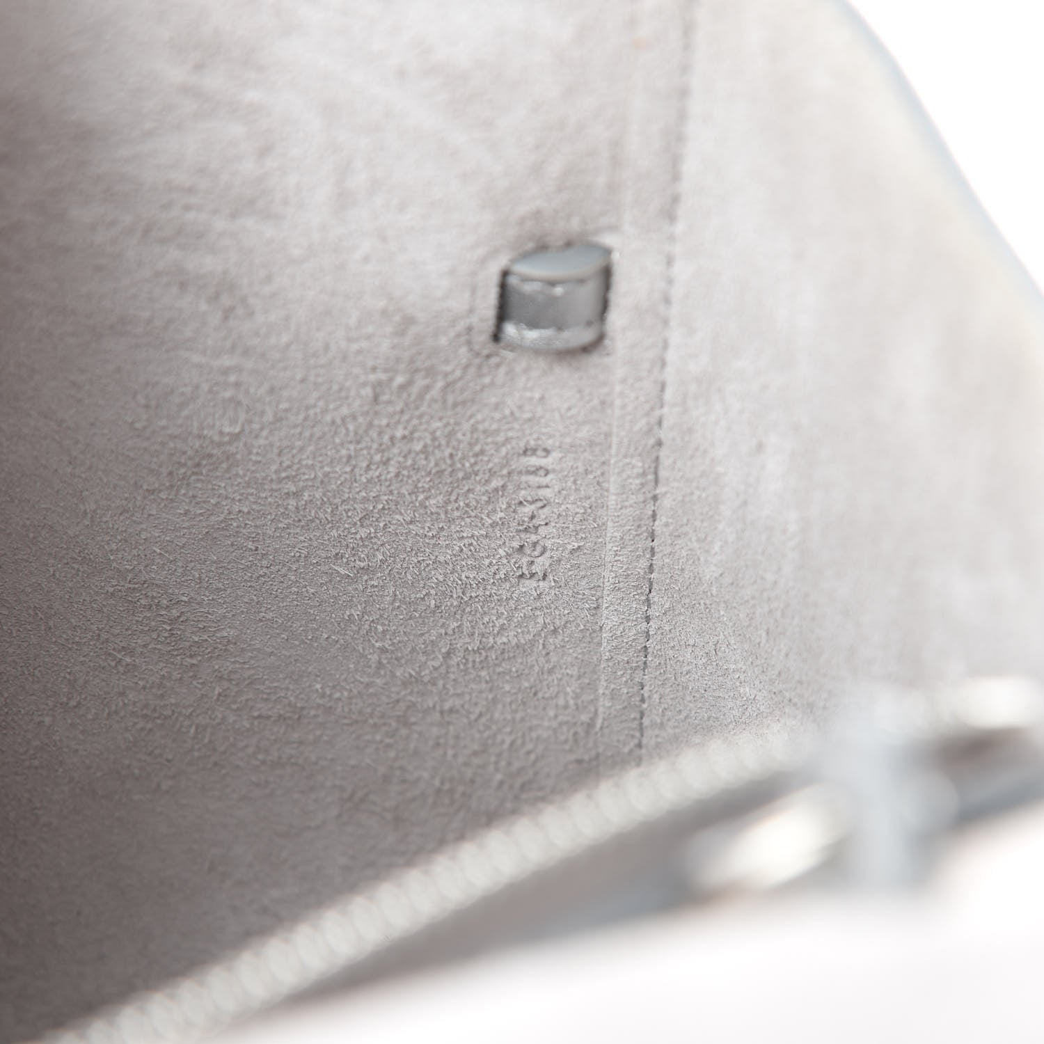 Celine Laminated Calfskin Nano Belt Bag Silver 9 of 12