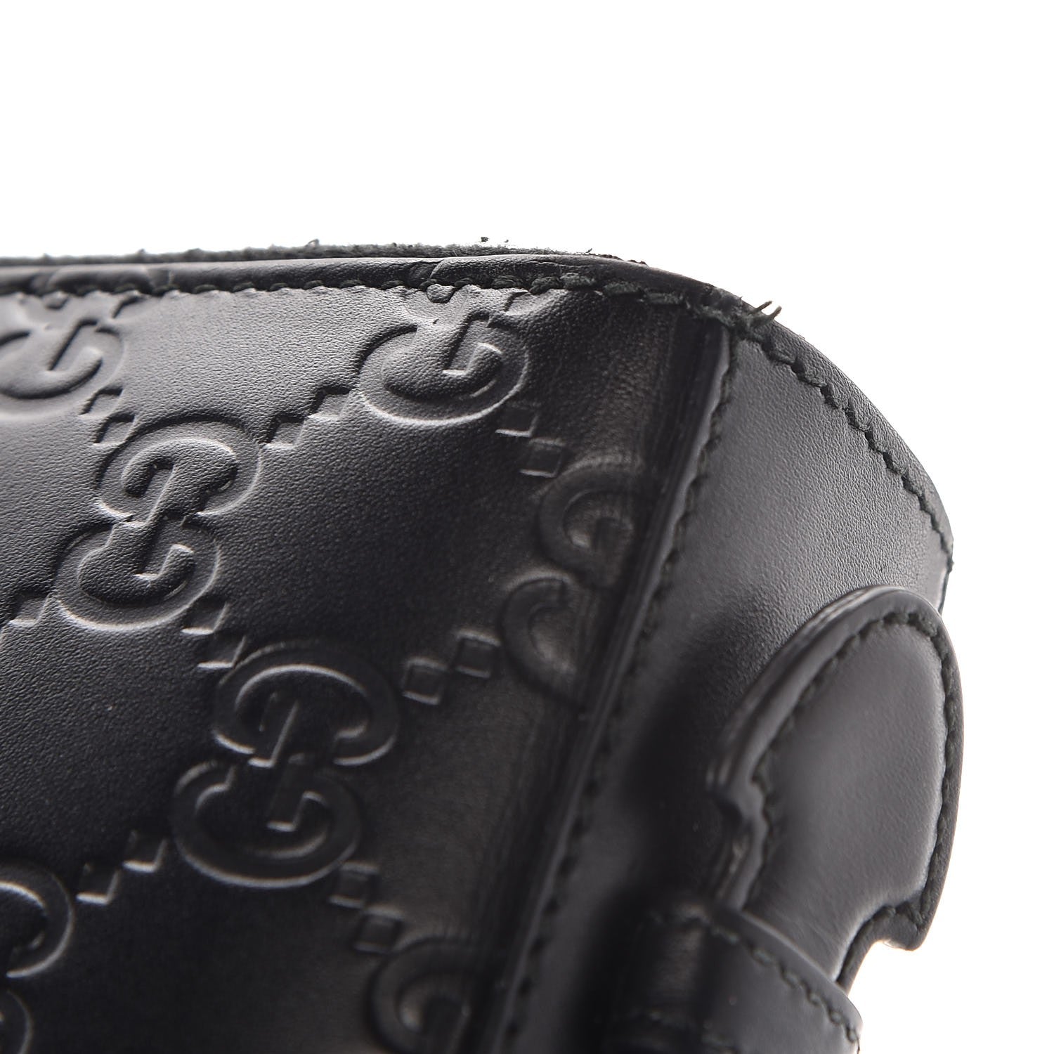 Gucci Guccissima Signature Travel Document Case Black 12 of 12