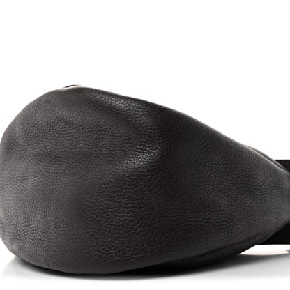 The Row Grained Calfskin Large Slouchy Banana Bag Brunette 10 of 11
