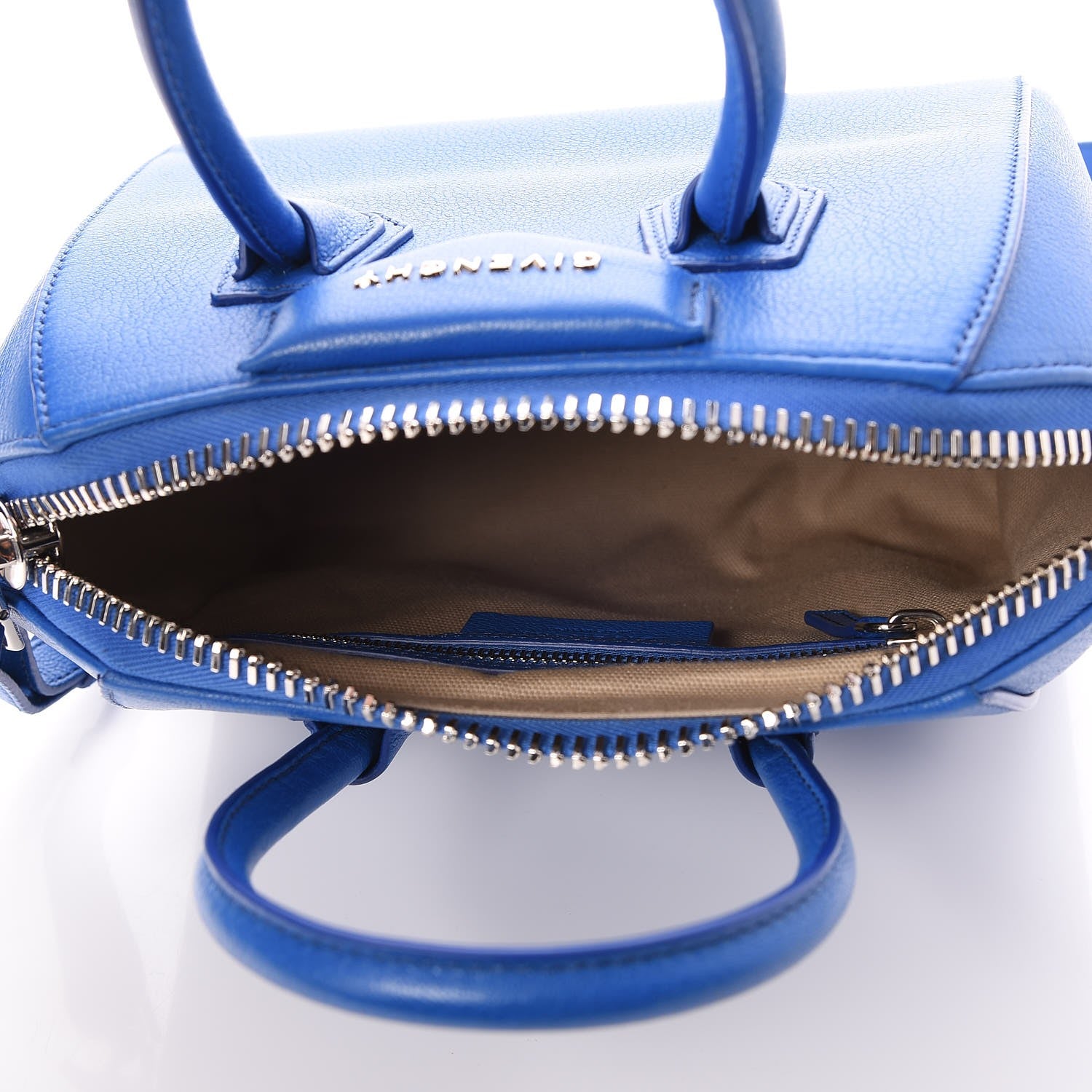 Givenchy Sugar Goatskin Mini Antigona Indigo Blue 5 of 7