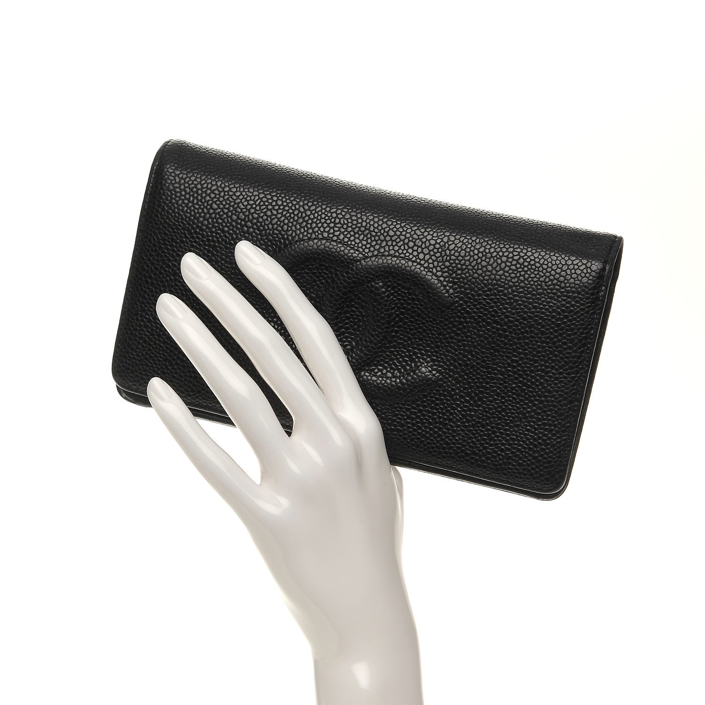 Caviar Timeless CC Yen Wallet Black