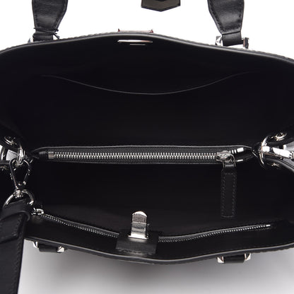 MCM Visetos Large Essential Tote Black 6 of 9