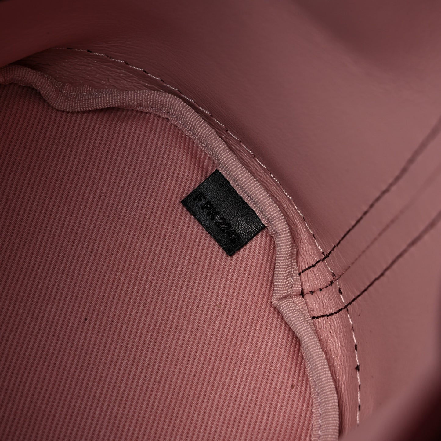Grained Calfskin The Bucket Bag Chianti
