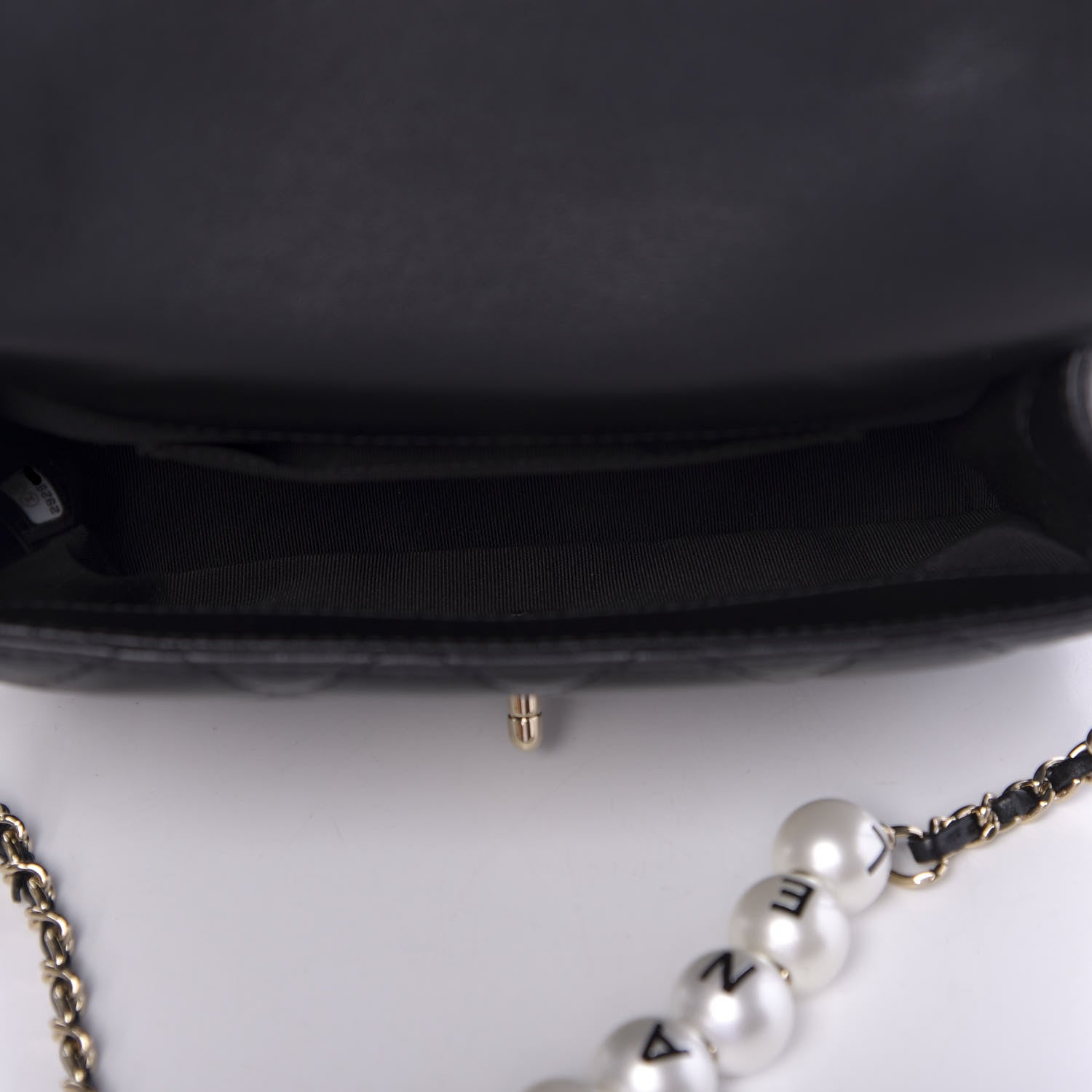 Chanel Lambskin Quilted Small My Precious Flap Black 7 of 10