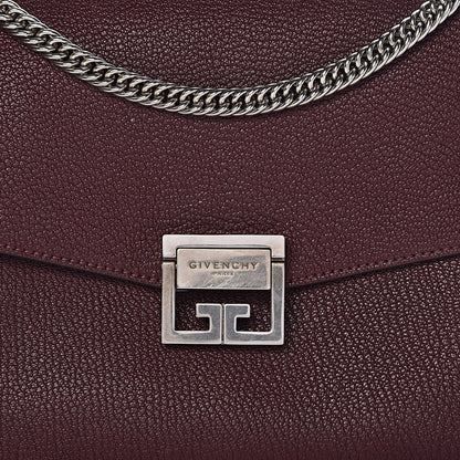 Givenchy Goatskin Medium GV3 Shoulder Bag Aubergine 9 of 9