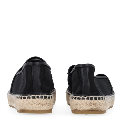 Chanel Mesh Grosgrain CC Espadrilles 40 Black 6 of 9