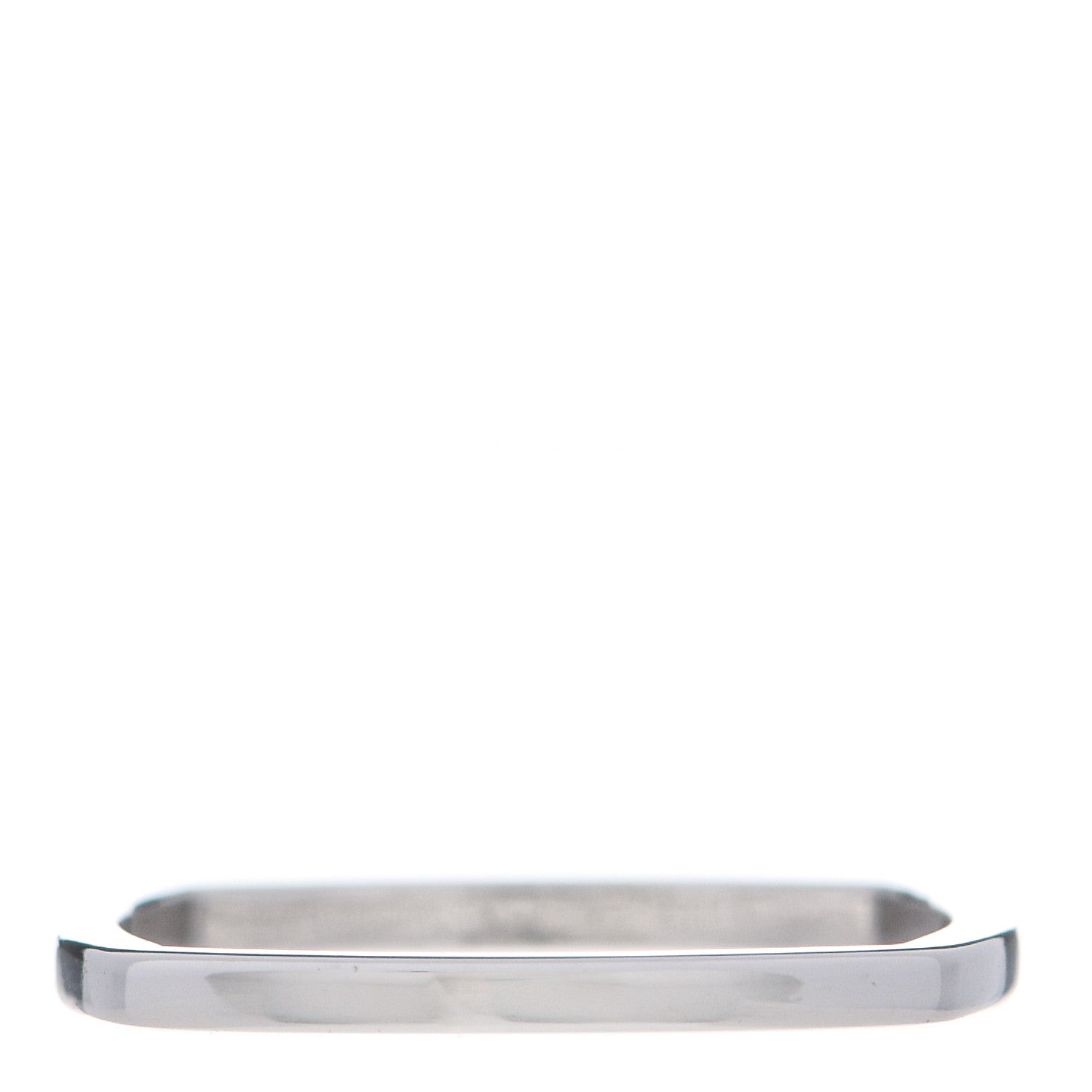 Tiffany 18K White Gold Diamond Frank Gehry Micro Ring 52 6 3 of 6