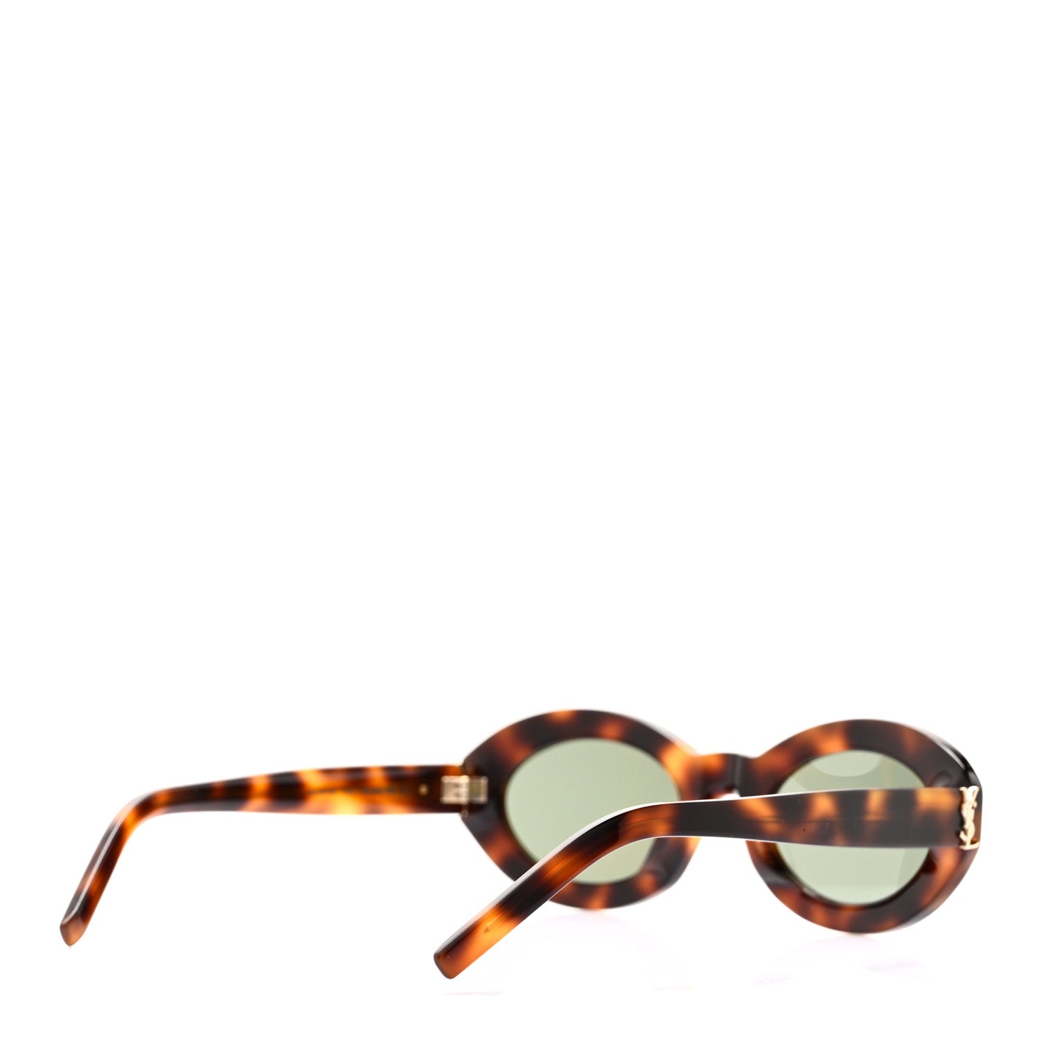 Saint Laurent Acetate Oval Sunglasses SL M136 Medium Havana 4 of 7