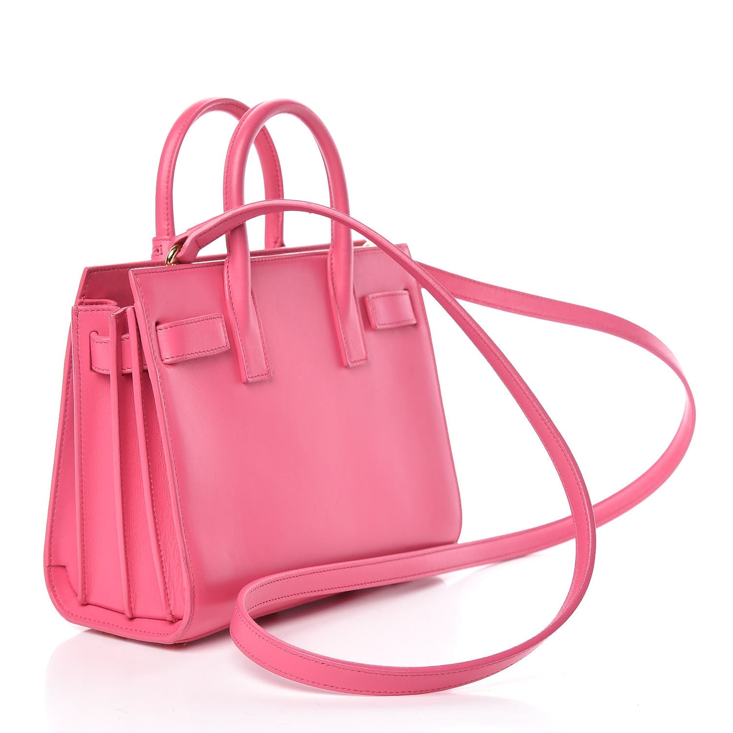 Calfskin Nano Sac De Jour Lipstick Fuchsia