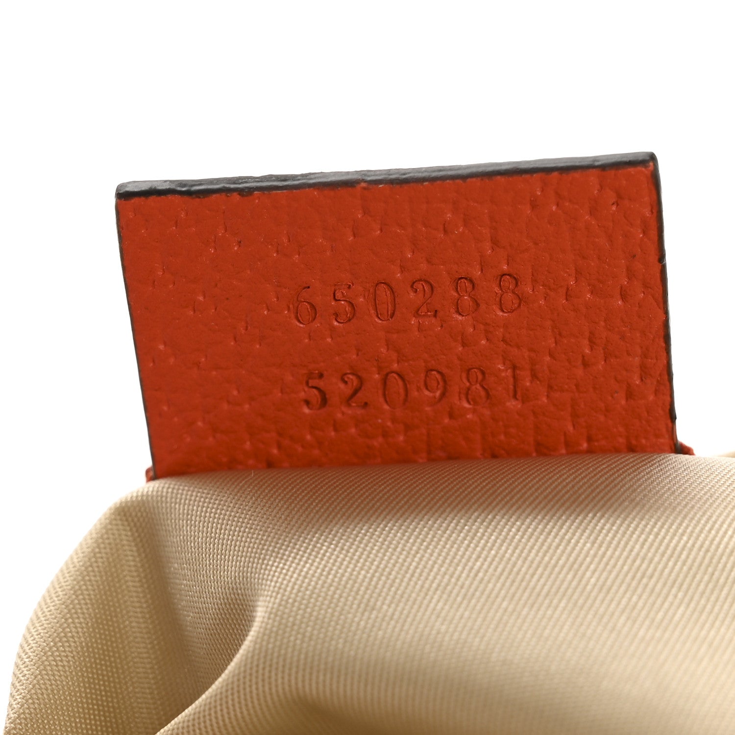 Gucci X THE NORTH FACE Monogram Textured Dollar Calfskin Embroidered Beige Ebony Mystic White Deep Orange 7 of 11
