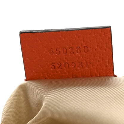 Gucci X THE NORTH FACE Monogram Textured Dollar Calfskin Embroidered Beige Ebony Mystic White Deep Orange 7 of 11