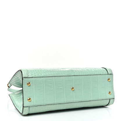 Gucci Alligator Small Diana Tote Bag Green 4 of 12