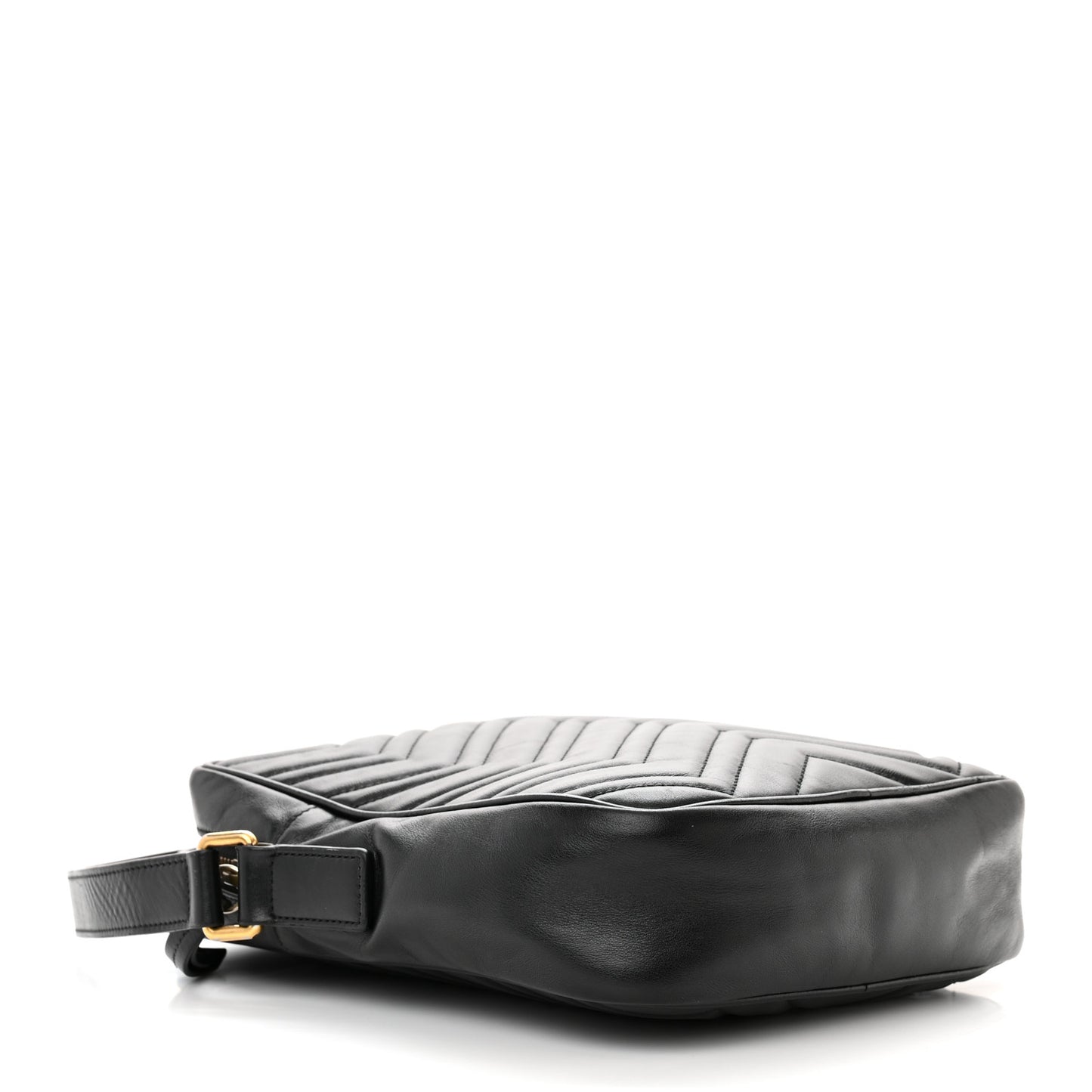 Calfskin Matelasse GG Marmont Travel Bag Black