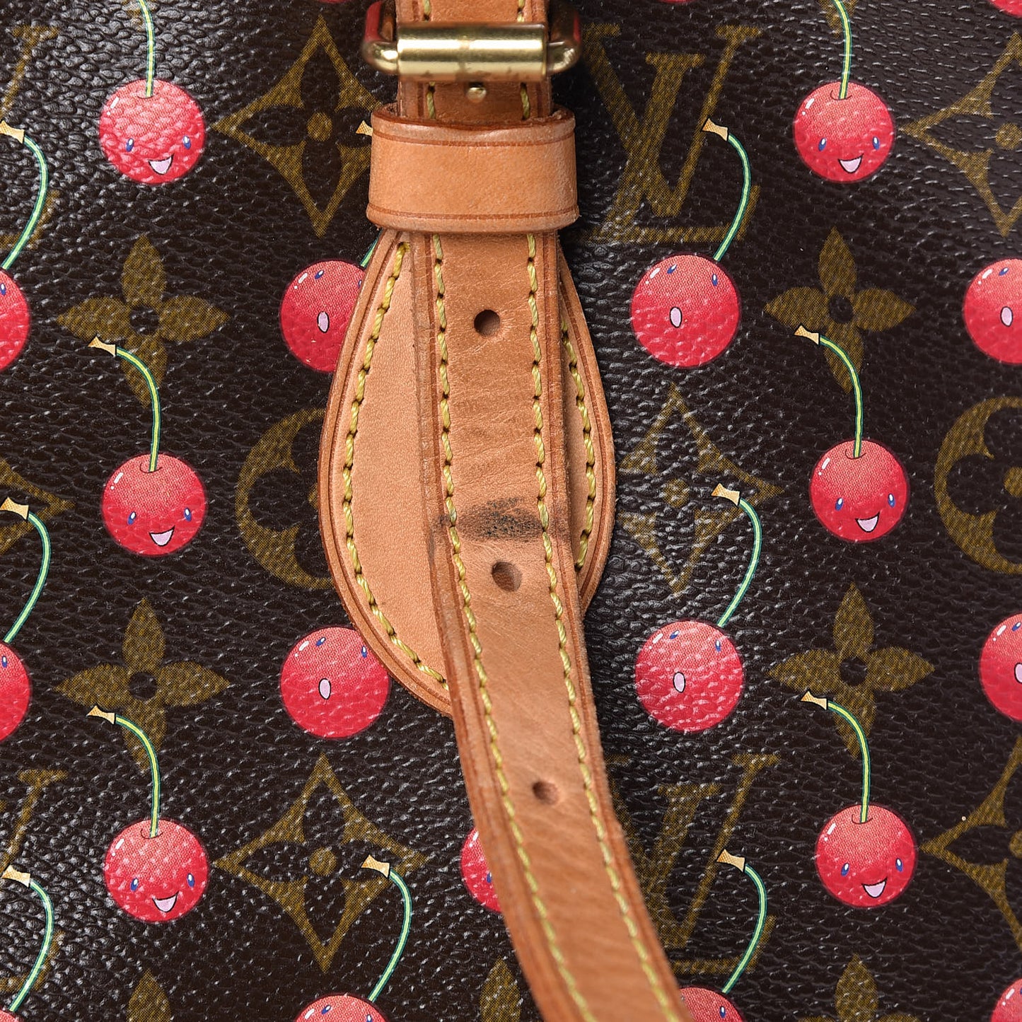Monogram Cerises Bucket Bag