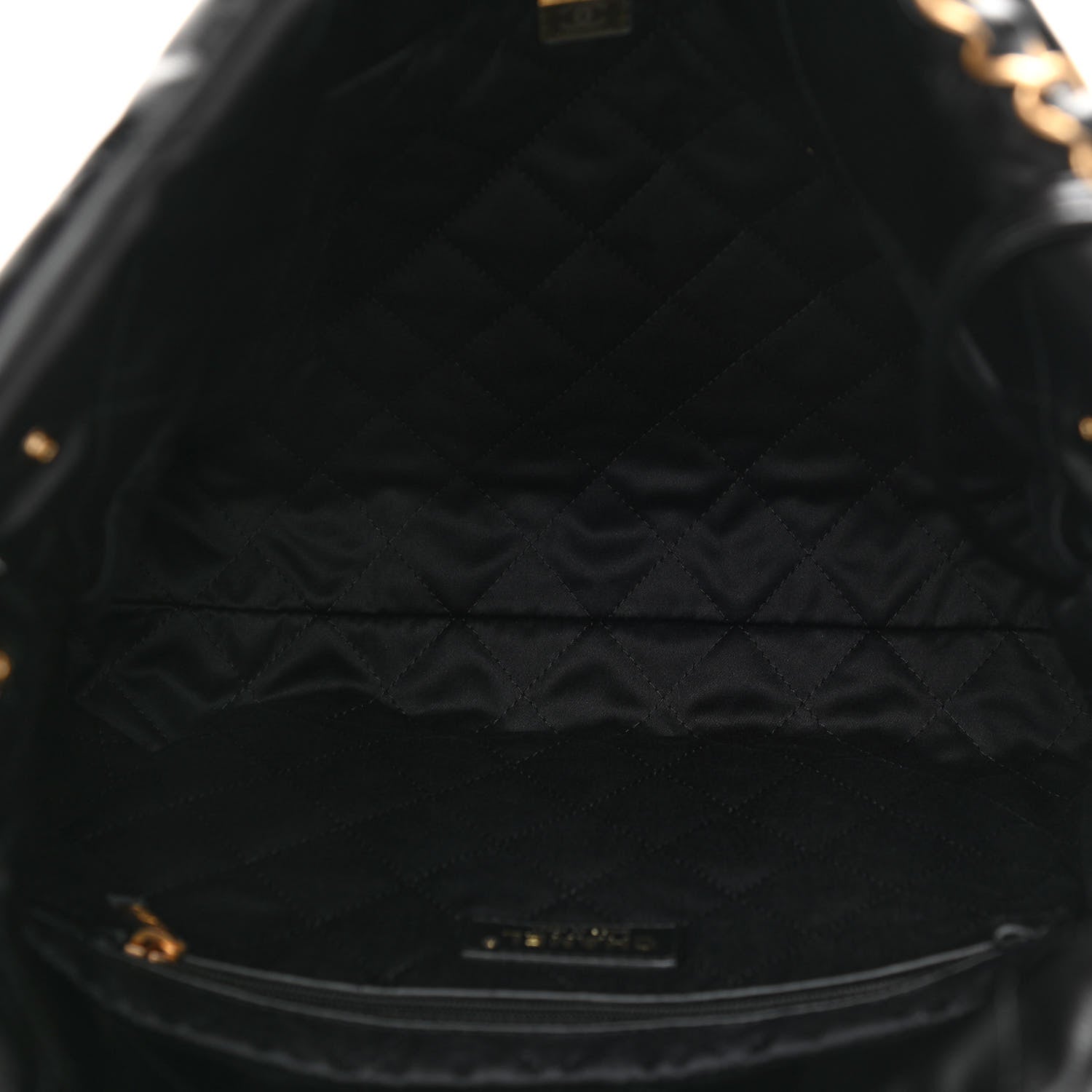 Chanel Calfskin Quilted Small Chanel 22 Black 5 of 11