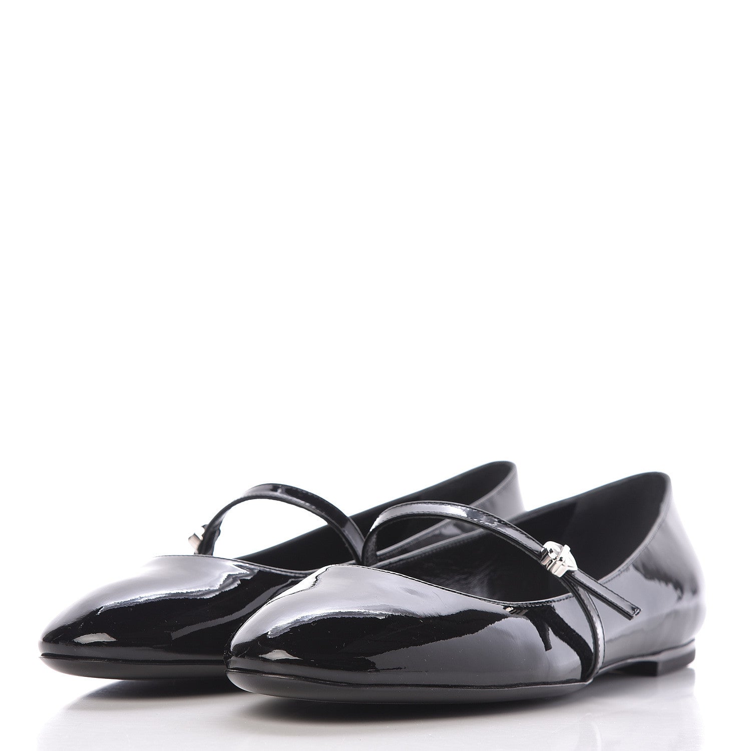 Louis Vuitton Patent Uniformes Ballet Flats 39 Black 3 of 8