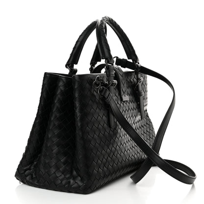 Bottega Veneta Light Calf Intrecciato Small Roma Black 3 of 10
