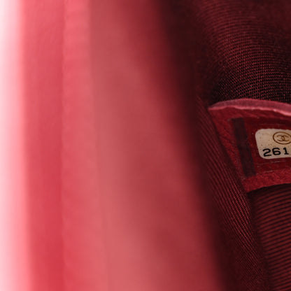 Chanel Caviar Quilted Medium Boy Flap Red 7 of 10