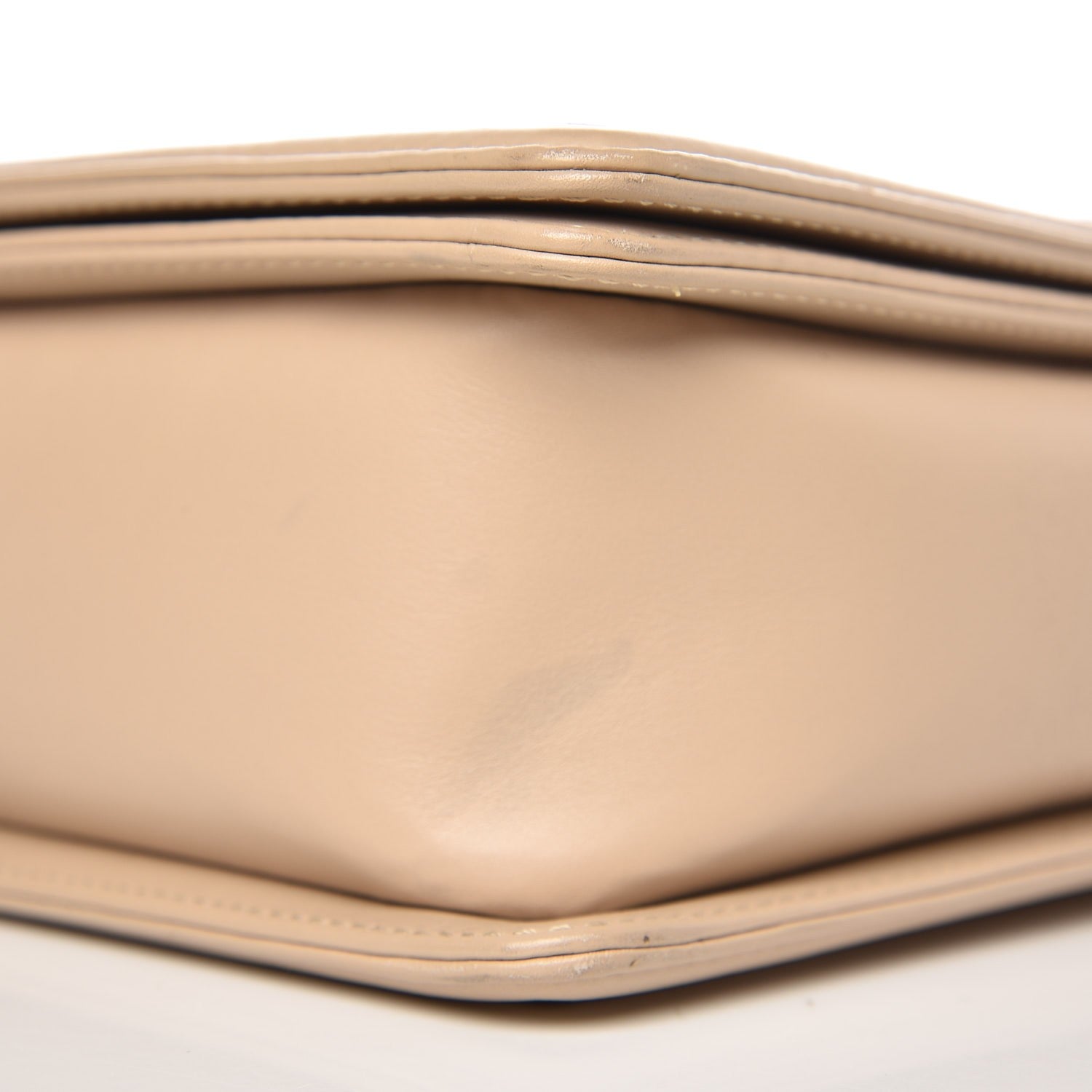 Chanel Python Calfskin Large Boy Flap Beige 9 of 13