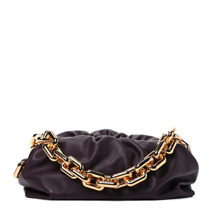 Bottega Veneta Calfskin The Pouch Chain Grape 1 of 10