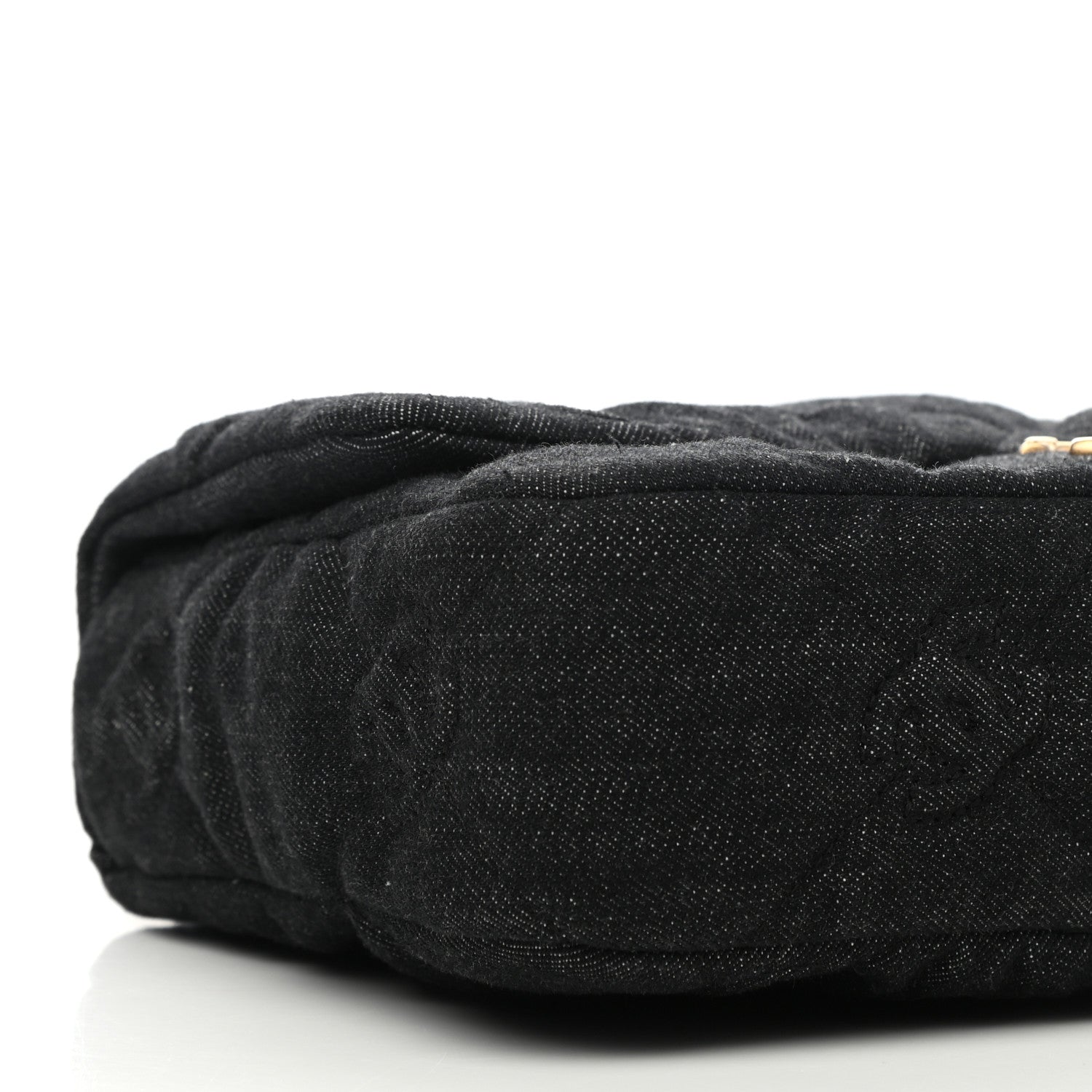 Chanel Denim Quilted Medium Funky Town Flap Black 8 of 10