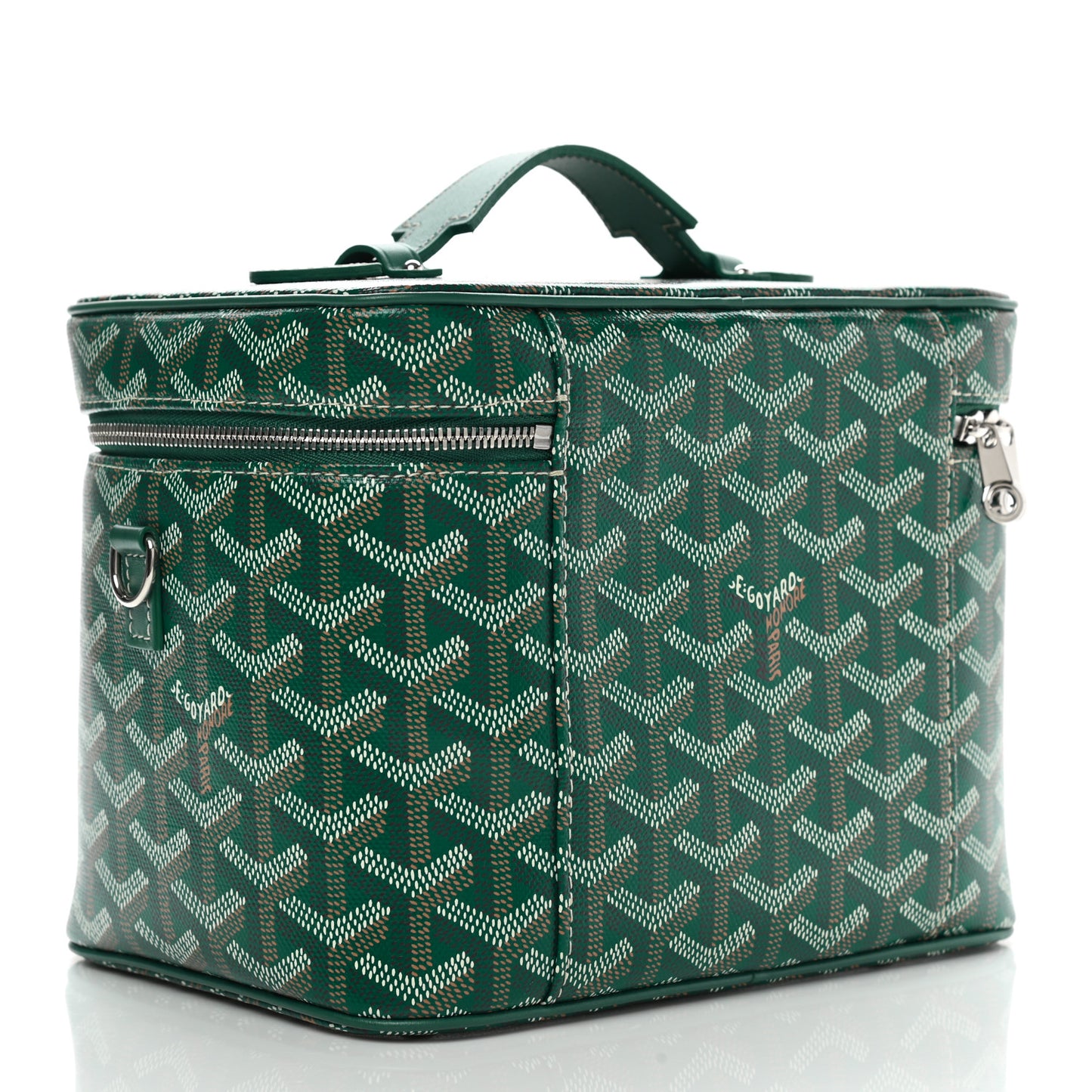 Goyardine Muse Vanity Case Green