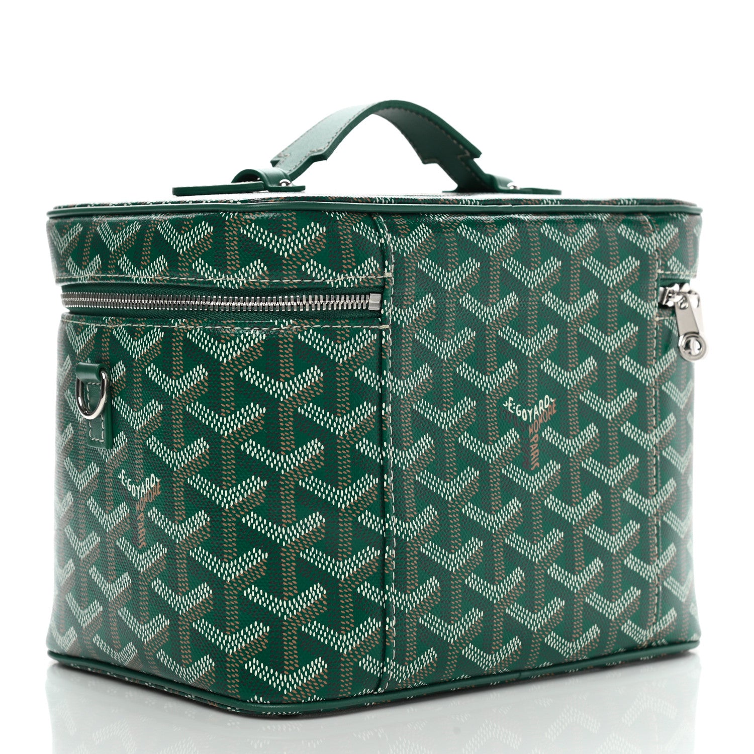 Goyard Goyardine Muse Vanity Case Green 4 of 9