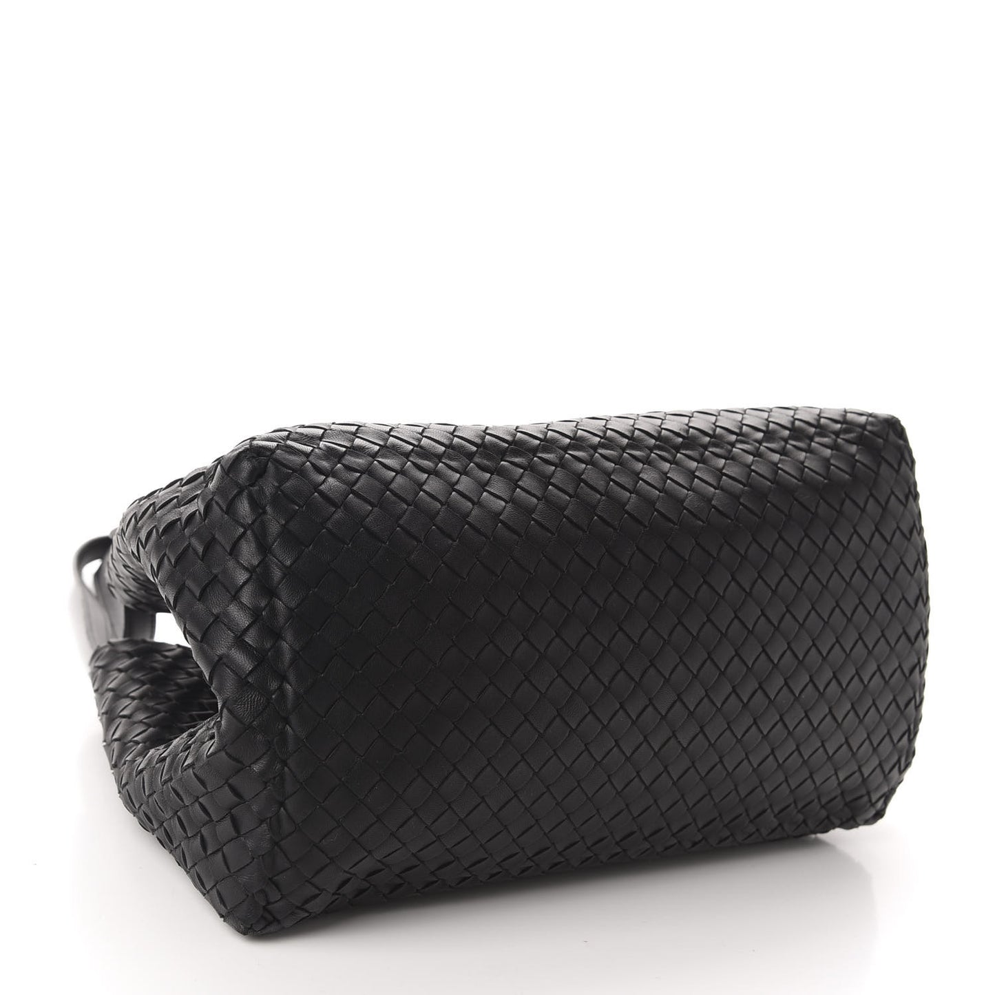 Nappa Intrecciato Medium Seamless Tote Black