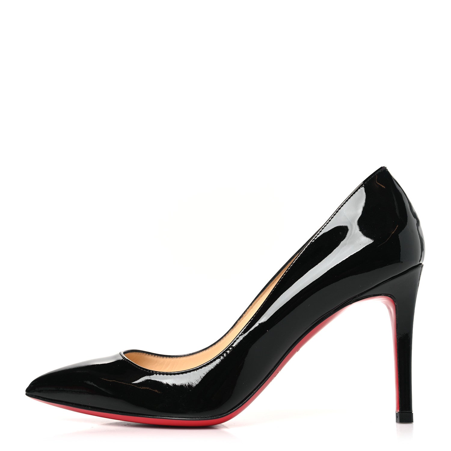 Christian Louboutin Patent Pigalle 85 Pumps 35 Black 1 of 9