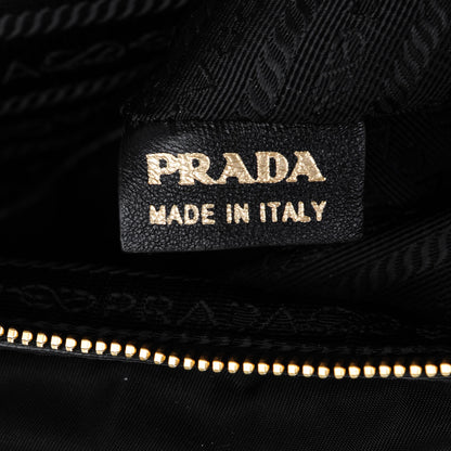 Prada Tessuto Nylon Nappa Shoulder Bag Nero Black 8 of 8
