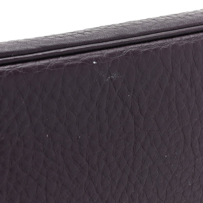 Hermes Taurillon Clemence Birkin 30 Raisin 13 of 15