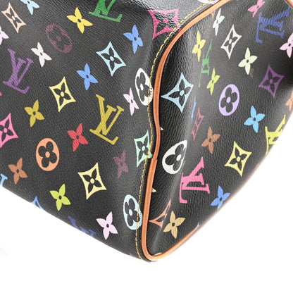 Louis Vuitton Monogram Multicolor Fringe Speedy 25 Black 9 of 9