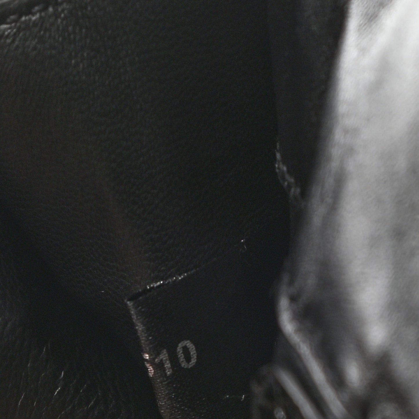 Calfskin Crocodile Embossed Long Clutch Black