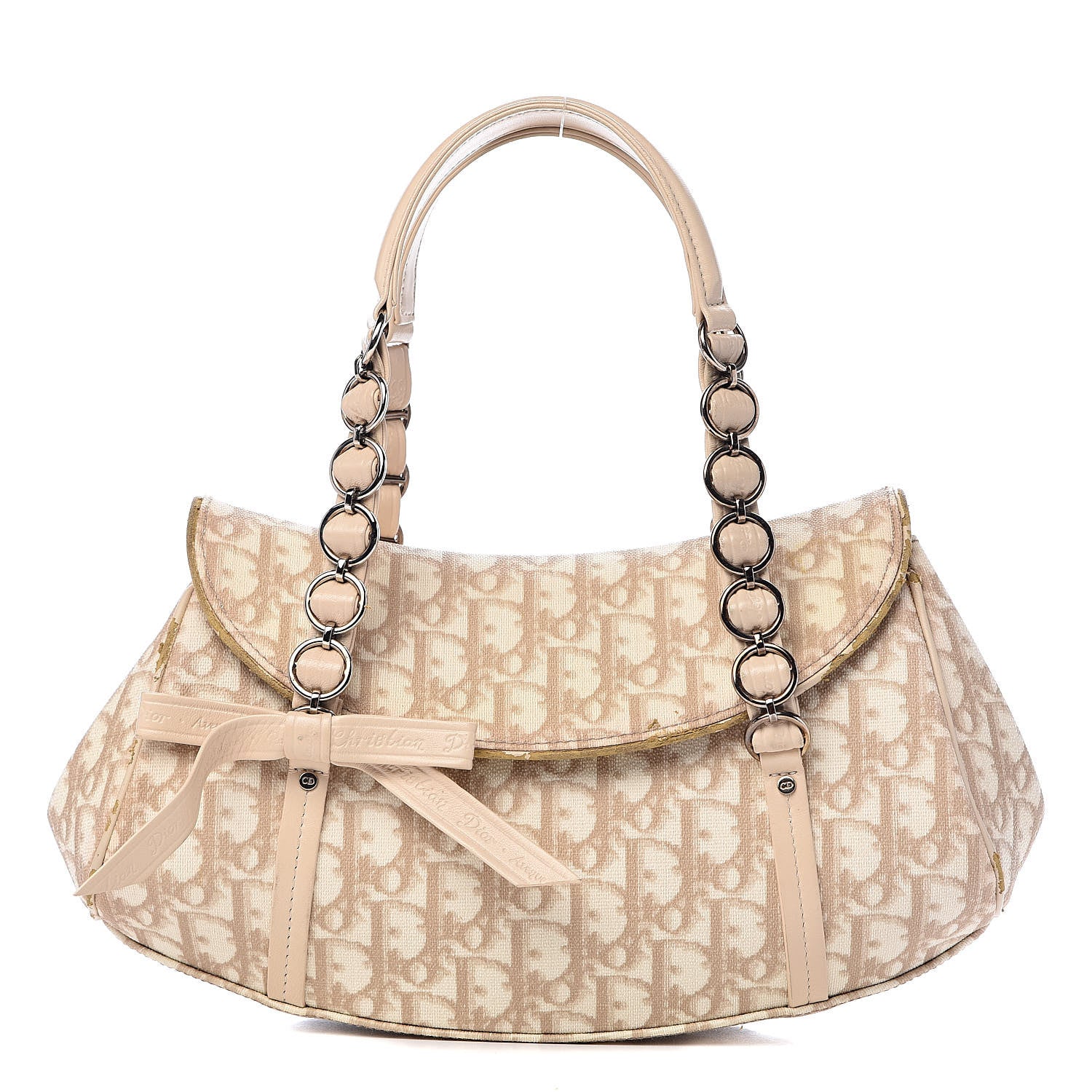 Christian Dior Monogram Romantique Trotter Bag Rose 1 of 20